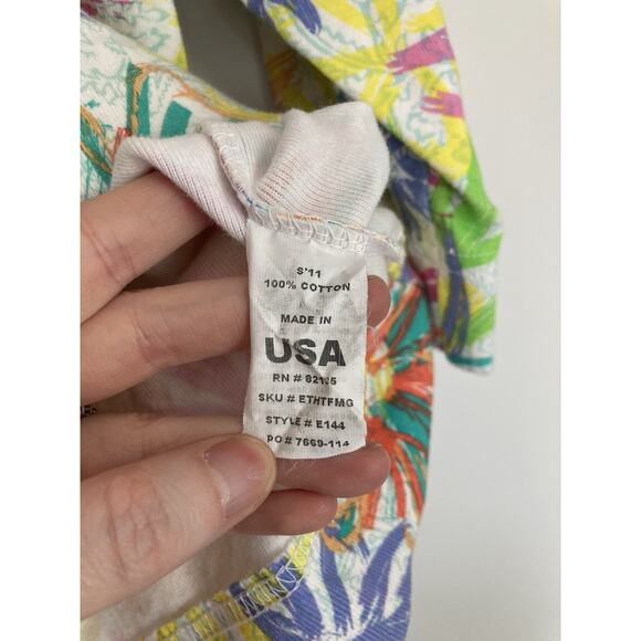 Fresh Produce Top Blouse Womens Size 3X 3/4 Sleeve Floral Tropical Beachy Spring - Picture 4 of 9